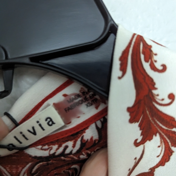 Alice + Olivia Willa Paisley Puff-Sleeve Top - Picture 4 of 7